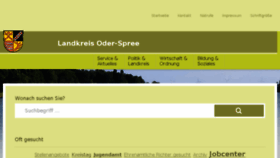 What Landkreis-oder-spree.de website looked like in 2018 (5 years ago)