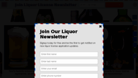 What Liquorlicense.co.za website looked like in 2018 (7 years ago)