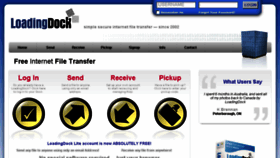 What Loadingdock.ca website looked like in 2018 (7 years ago)