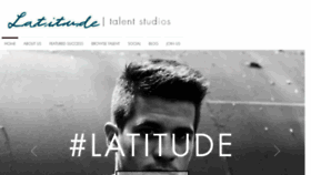 What Latitudetalent.com website looked like in 2018 (5 years ago)