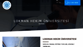 What Lokmanhekim.edu.tr website looked like in 2018 (5 years ago)