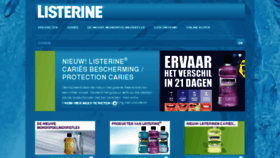 What Listerinemondwater.nl website looked like in 2018 (5 years ago)