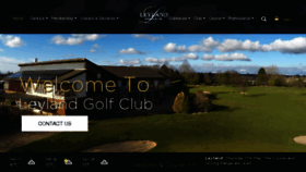 What Leylandgolfclub.co.uk website looked like in 2018 (5 years ago)