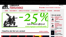 What Libreriafernandez.it website looked like in 2018 (6 years ago)