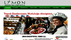 What Limoncatering.com website looked like in 2018 (5 years ago)