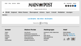 What Live.mainpost.de website looked like in 2018 (6 years ago)