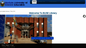 What Library.buse.ac.zw website looked like in 2018 (5 years ago)