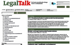 What Legaltalk.nl website looked like in 2018 (5 years ago)