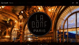 What La-conf.org website looked like in 2018 (5 years ago)