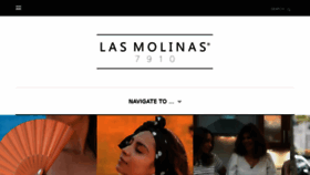 What Lasmolinas.com website looked like in 2018 (6 years ago)