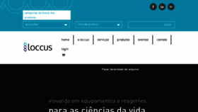 What Loccus.com.br website looked like in 2018 (5 years ago)