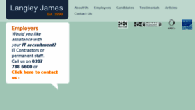 What Langleyjames.net website looked like in 2018 (5 years ago)