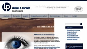 What Lueckel-partner-stb.de website looked like in 2018 (5 years ago)