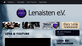 What Lenameyerlandrut-fanclub.de website looked like in 2018 (5 years ago)