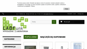 What Labfunk.pl website looked like in 2018 (5 years ago)