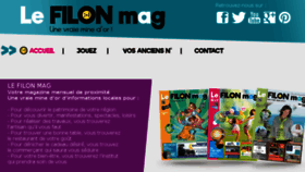 What Lefilonmag.com website looked like in 2018 (5 years ago)