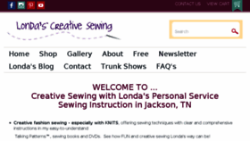 What Londas-sewing.com website looked like in 2018 (5 years ago)