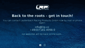 What Lrp.cc website looked like in 2018 (5 years ago)