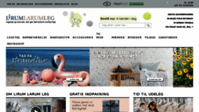 What Lirumlarumleg.dk website looked like in 2018 (6 years ago)