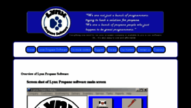 What Lynxpropanesoftware.com website looked like in 2018 (5 years ago)