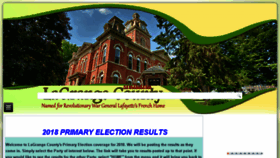 What Lagrangecounty.org website looked like in 2018 (7 years ago)