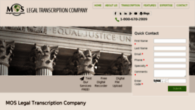 What Legaltranscriptionservice.com website looked like in 2018 (5 years ago)