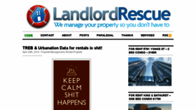 What Landlordrescue.ca website looked like in 2018 (5 years ago)