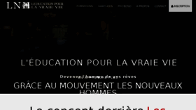 What Les-nouveaux-hommes.fr website looked like in 2018 (7 years ago)