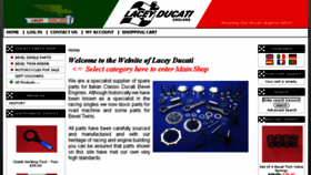 What Laceyducati.co.uk website looked like in 2018 (5 years ago)