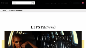 What Lipsy.co.uk website looked like in 2018 (6 years ago)
