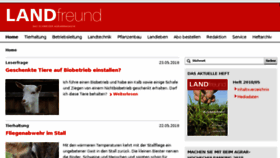 What Landfreund.ch website looked like in 2018 (6 years ago)