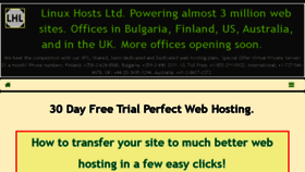 What Linux-hosts-ltd.com website looked like in 2018 (7 years ago)