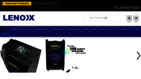 What Lenoxx.com.au website looked like in 2018 (6 years ago)