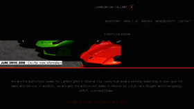 What Lamborghinicalgary.com website looked like in 2018 (5 years ago)