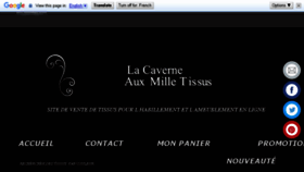 What Lacaverneauxmilletissus.fr website looked like in 2018 (5 years ago)