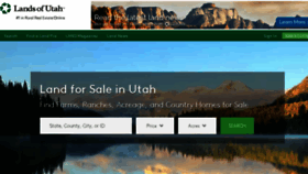 What Landsofutah.com website looked like in 2018 (5 years ago)