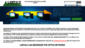 What Lantalk.net website looked like in 2018 (5 years ago)