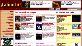 What Latinola.com website looked like in 2018 (5 years ago)