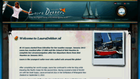 What Lauradekker.nl website looked like in 2018 (5 years ago)