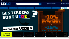 What Ldlc.fr website looked like in 2018 (5 years ago)