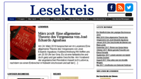 What Lesekreis.org website looked like in 2018 (5 years ago)