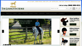 What Lexingtonhorse.com website looked like in 2018 (5 years ago)