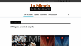 What Lamiradadelosfotografos.com website looked like in 2018 (5 years ago)
