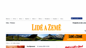 What Lideazeme.cz website looked like in 2018 (5 years ago)