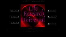 What Liferesearchuniversal.com website looked like in 2018 (5 years ago)