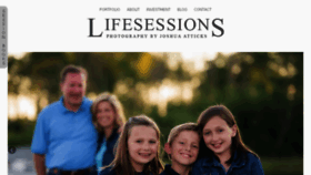 What Lifesessions.com website looked like in 2018 (5 years ago)