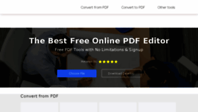 What Lightpdf.com website looked like in 2018 (5 years ago)