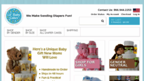 What Lilbabycakes.com website looked like in 2018 (5 years ago)
