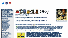 What Lillyarts.com website looked like in 2018 (5 years ago)