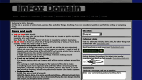 What Linfoxdomain.com website looked like in 2018 (5 years ago)
